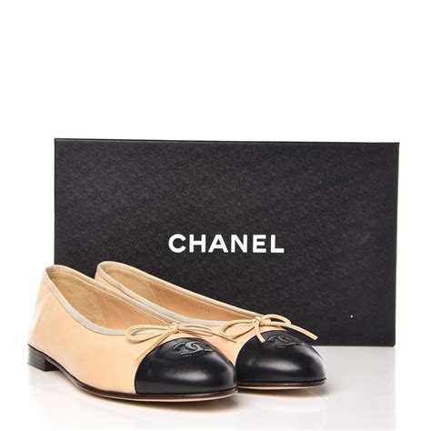 chanel flat black ankle boots|chanel flats beige and black.